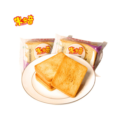 米多奇烤馍片（烧烤味）500g*2散装早餐零食品小吃烤馍馒头片零食