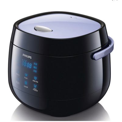 飞利浦（Philips）电饭煲HD3060/00家用迷你智能一体化小电饭锅2L可预约太空黑底盘加热可做酸奶