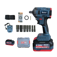 菁普华工业级充电式无刷锂电电动冲击扳手1/2方头550N.m