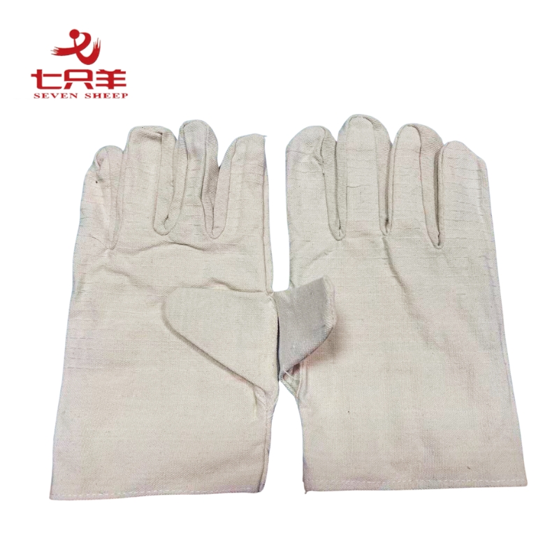 七只羊 帆布手套 均码 双