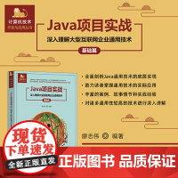 正版新书 Java项目实战 深入理解大型互联网企业通用技术(基础篇) 廖志伟 清华大学出版社 Java