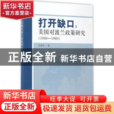 正版 打开缺口:美国对波兰政策研究:1980-1989:US policy toward