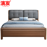 演发 双人床+床头柜+床垫 1.8米 张