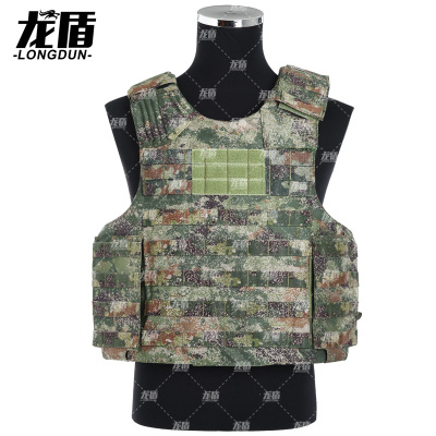 龙盾 新式战斗携行具战术背心快拆作战装具配件主体背心 丛林荒漠水墨纹