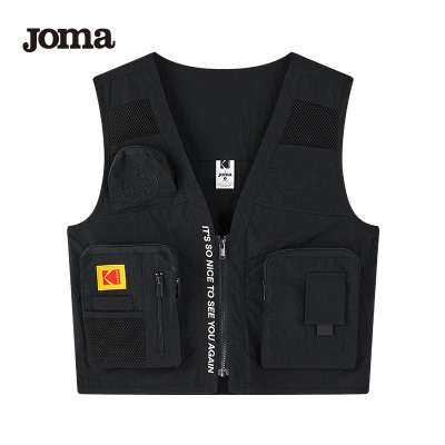 JOMAx柯达Kodak联名款21年夏季新款梭织外套中性工装机能风背心马甲