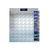 利特莱依不锈钢员工食堂消毒碗柜餐厅紫外线高温餐盘餐具柜多格饭盒储物柜63门碗柜 紫外线消毒+高温热风循环