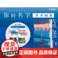 防损包装[盒装版+赠精美小卡X8]你的名字美术画集 新海诚小说插画图集册设定集绘本漫画书天气之子铃芽之旅言叶之庭天闻