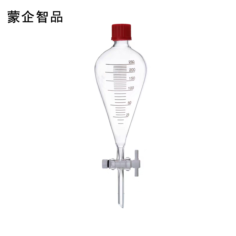 蒙企智品梨形分液漏斗旋钮式250ml/个