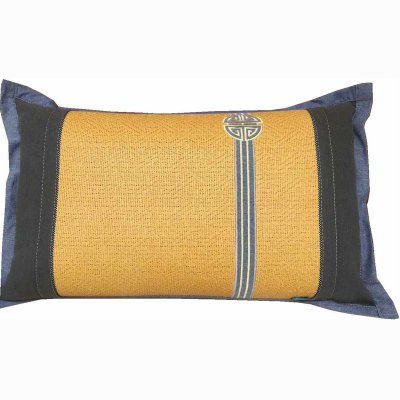 黛丝丹奴夏季凉席枕套成人藤枕芯套单人冰丝枕头套夏天凉爽竹枕席单只装藤席双面枕套一只45*74cm