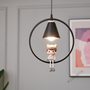 苏宁放心购 卧室床头吊灯北欧儿童阳台楼梯创意个性餐厅现代简约单头灯具床头吊灯轻奢