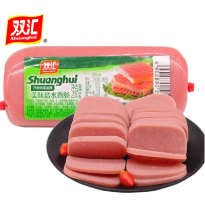 苏宁宜品双汇方火腿220g*1根双汇美味盐水方腿香肠