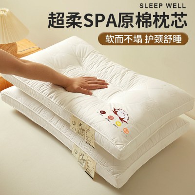 枕头护颈椎助睡眠单人学生宿舍男女家用成人一对装酒店枕芯