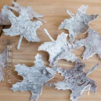 美帮汇实木装饰挂串 白桦木造型挂饰 拍摄道具 圣诞饰品花环DIY A白桦枫叶串捞白