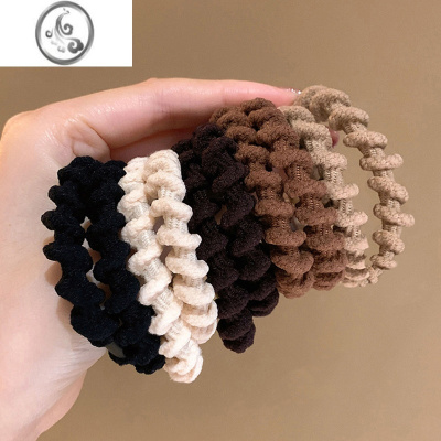 JiMi10根高马尾发圈简约头绳女生气质扎低丸子头发饰橡皮筋扎头发发绳