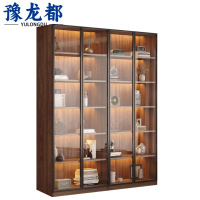 豫龙都展示柜四开门台