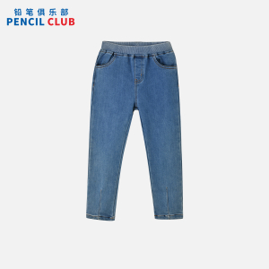 [1件3折]铅笔俱乐部秋冬新品女童牛仔裤儿童休闲小脚裤子中大童长裤