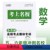[正版]考上名校小升初高频考点模块专训数学 小学五六年级小升初中衔接教辅七年级分班考试高频考点分类训练考进名校冲刺名校