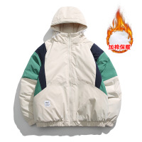棉衣男士秋冬季新款连帽户外防风加绒保暖夹克男外套潮牌休闲男装