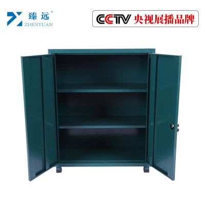 臻远车间工具柜 绿色对开