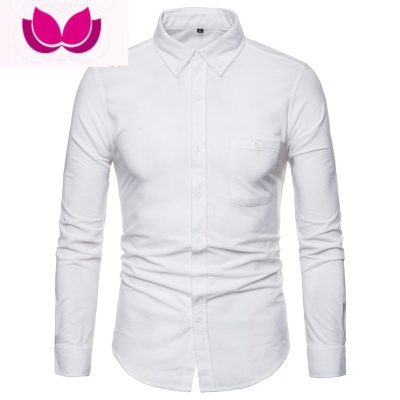 七斓痞帅衬衫男长袖秋季韩版宽松灯芯绒外套港风ins日系复古百搭衬衣