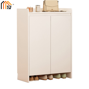 汐 木质鞋柜 暖白色 个