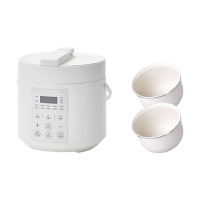 OLAYKS立时电压力锅2L智能控制双釉胆白色YBW2001B