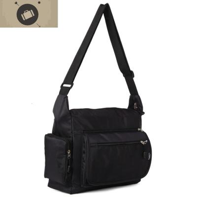 单肩包男士防水尼龙包牛津帆布休闲旅行大容量斜挎包中老年学生包艾狄伊娃