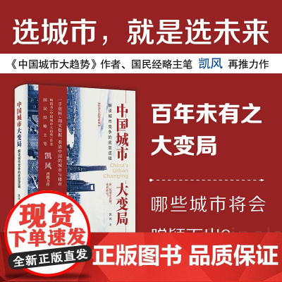 中国城市大变局 解读城市竞争的底层逻辑 经济大趋势系列 凯风 著 经济