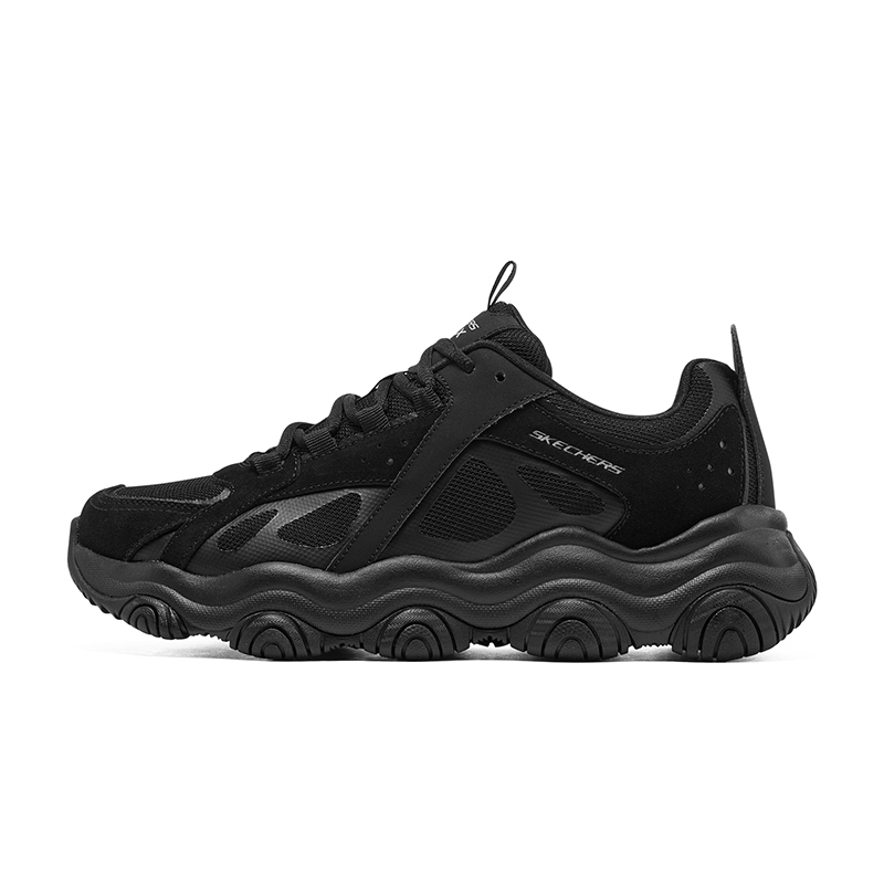 Skechers斯凯奇男鞋新款舒适运动鞋透气耐磨健步鞋跑步鞋237483-BBK ZP