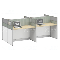 臻远 ZYGW-074职员桌办公桌屏风工作卡位 对坐四人位