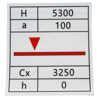 值盾 ZSYDON 不锈钢轨面红线 标识牌 220*240mm/块