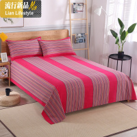 棉老粗布床单单件加厚棉宿舍单人双人三件套被单1.5m1.8/2米 三维工匠