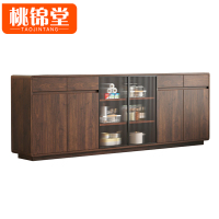 桃锦堂玻璃餐边柜