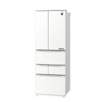 夏普455升日式六门多门冰箱PCI净离子群净味保鲜变频一级能效自动制冰家用原装进口高端冰箱 SJ-MF46K-W