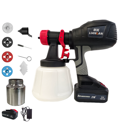 联岚锂电喷漆枪高雾化电动喷漆器/套