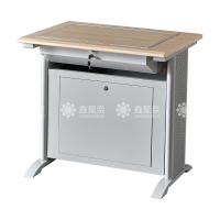 鑫星奈 XXN4012401 隐藏式翻转电脑桌培训桌教室机房多媒体学习桌办公桌A款单人位