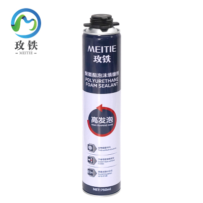 玫铁高效泡沫胶750ml瓶