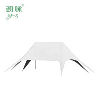 劲脉 双星云顶帐篷 米白色-11*7*3.5M 顶