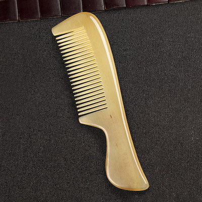 专营好货-天然白水牛角梳子檀木檀香木梳牦牛角网红款长发专用女静电防精选特买
