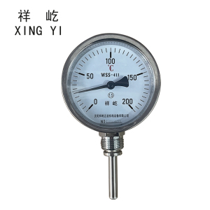 祥屹 双金属温度计径向 WSS411 50MM 块