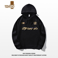 YANXU黑色卫衣男款oversize男款美式vibe中山秋季上衣男生连帽外套