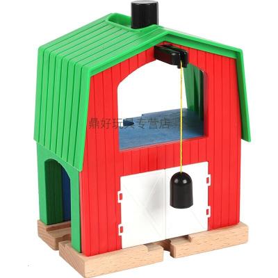 散装木制轨道配件磁性装饰物兼容托马斯火车木制轨道玩具男孩女孩