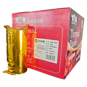 优彩嘉 热敏纸 收银纸 80*80mm 50卷/箱 8080 箱