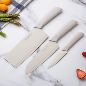 拜格刀具套装菜刀三件套防锈锋利家用切片刀多功能刀厨师刀水果刀厨具 刀具三件套