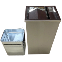 中电鼎润 ZDHT-E77 翻盖烟灰桶 (计价单位:个)银色