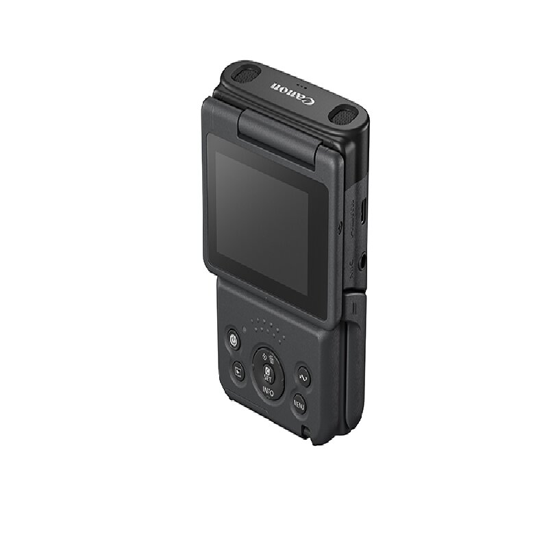 佳能(Canon)PowerShot V10新概念数码相机 直播自拍4K高清摄影 vlog家用旅游 黑色