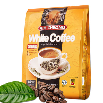 马来西亚进口益昌老街三合一原味白咖啡含糖南洋拉咖啡600克/袋