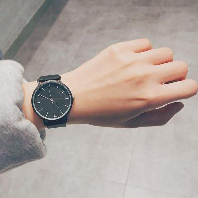 初中学生手表男孩青少年高中女生黑白时尚韩潮流休闲个性英伦。同款同款
