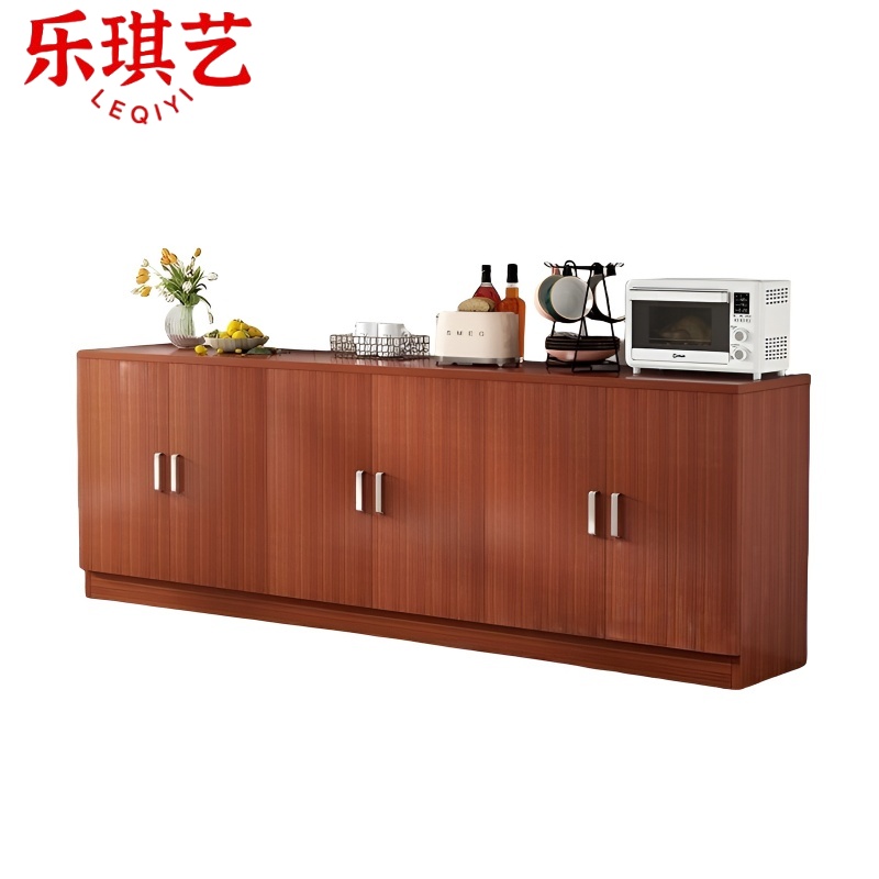 乐琪艺 餐边柜 柚木色 180*40*80cm 台