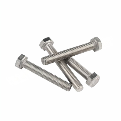 JIBIN/继彬DIN933外六角螺栓 不锈钢304 A2-70 本色 全牙 M12×130 1个